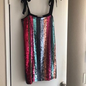 Tanya Taylor sequin mini dress - like new!